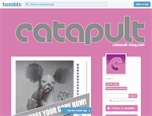 Tablet Screenshot of catapultartmag.tumblr.com