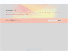 Tablet Screenshot of elwoodmodel.tumblr.com