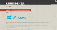 Desktop Screenshot of benthepcguy.tumblr.com