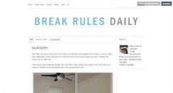 Desktop Screenshot of breakrulesdaily.tumblr.com