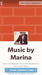 Mobile Screenshot of musicbymarina.tumblr.com