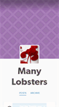 Mobile Screenshot of manylobsters.tumblr.com