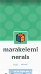 Mobile Screenshot of marakeleminerals.tumblr.com