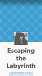 Mobile Screenshot of escaping-thelabyrinth.tumblr.com