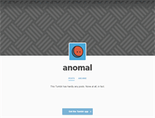 Tablet Screenshot of anomal.tumblr.com