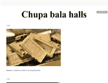 Tablet Screenshot of chupabalahalls.tumblr.com