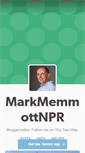 Mobile Screenshot of markmemmottnpr.tumblr.com