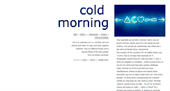 Desktop Screenshot of coldmorning.tumblr.com