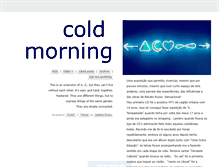 Tablet Screenshot of coldmorning.tumblr.com