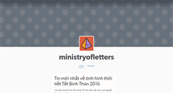 Desktop Screenshot of ministryofletters.tumblr.com
