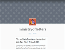 Tablet Screenshot of ministryofletters.tumblr.com