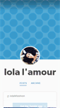 Mobile Screenshot of lolalamour.tumblr.com