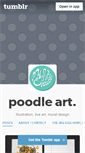 Mobile Screenshot of poodle-art.tumblr.com