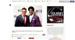 Desktop Screenshot of colbertnewshub.tumblr.com