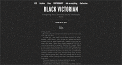 Desktop Screenshot of blackvictorian.tumblr.com