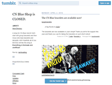 Tablet Screenshot of cnblue-shop.tumblr.com