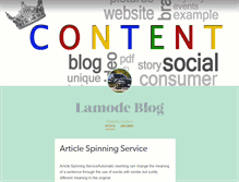 Tablet Screenshot of lamodeblog.tumblr.com