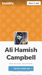 Mobile Screenshot of alihamish.tumblr.com