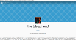 Desktop Screenshot of deepen.tumblr.com