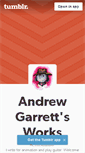 Mobile Screenshot of andrewgarrettsworks.tumblr.com