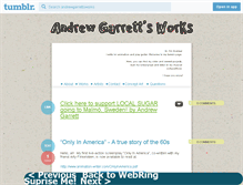 Tablet Screenshot of andrewgarrettsworks.tumblr.com
