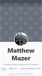 Mobile Screenshot of matthewmazer.tumblr.com