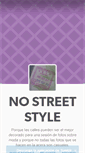 Mobile Screenshot of nostreetstyle.tumblr.com