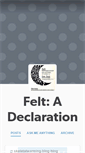 Mobile Screenshot of feltadeclaration.tumblr.com