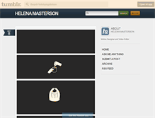 Tablet Screenshot of helenamasterson.tumblr.com