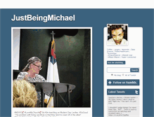 Tablet Screenshot of justbeingmichael.tumblr.com