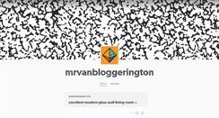 Desktop Screenshot of mrvanbloggerington.tumblr.com