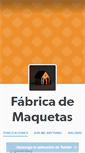 Mobile Screenshot of fabricademaquetas.tumblr.com