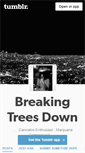 Mobile Screenshot of breaking-trees-down.tumblr.com