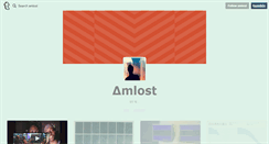 Desktop Screenshot of amlost.tumblr.com