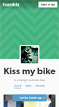 Mobile Screenshot of kissmybike.tumblr.com