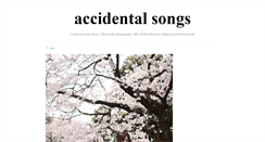 Desktop Screenshot of accidentalsongs.tumblr.com