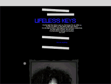 Tablet Screenshot of lifelesskeys.tumblr.com