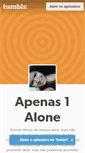 Mobile Screenshot of apenas1alone.tumblr.com