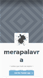 Mobile Screenshot of mera-palavra.tumblr.com