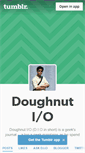 Mobile Screenshot of doughnutio.tumblr.com