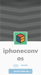 Mobile Screenshot of iphoneconvos.tumblr.com