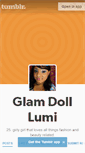 Mobile Screenshot of glamdolllumi.tumblr.com