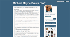 Desktop Screenshot of michaeldraws.tumblr.com