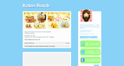 Desktop Screenshot of kittenbomb.tumblr.com