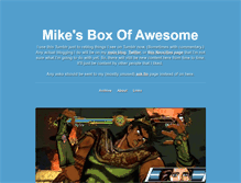 Tablet Screenshot of mikesboxofawesome.tumblr.com