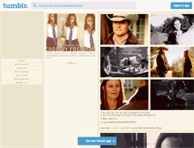 Tablet Screenshot of devotedtocassidyfreeman.tumblr.com