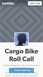 Mobile Screenshot of cargobikerollcall.tumblr.com
