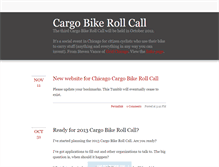 Tablet Screenshot of cargobikerollcall.tumblr.com