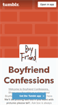 Mobile Screenshot of boyfriendbandconfessions.tumblr.com