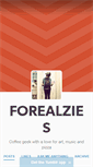 Mobile Screenshot of forealzies.tumblr.com